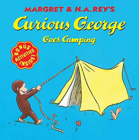 Curious George Goes Camping Book cover