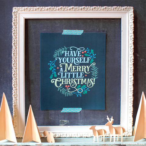 Have Yourself a Merry Little Christmas sign