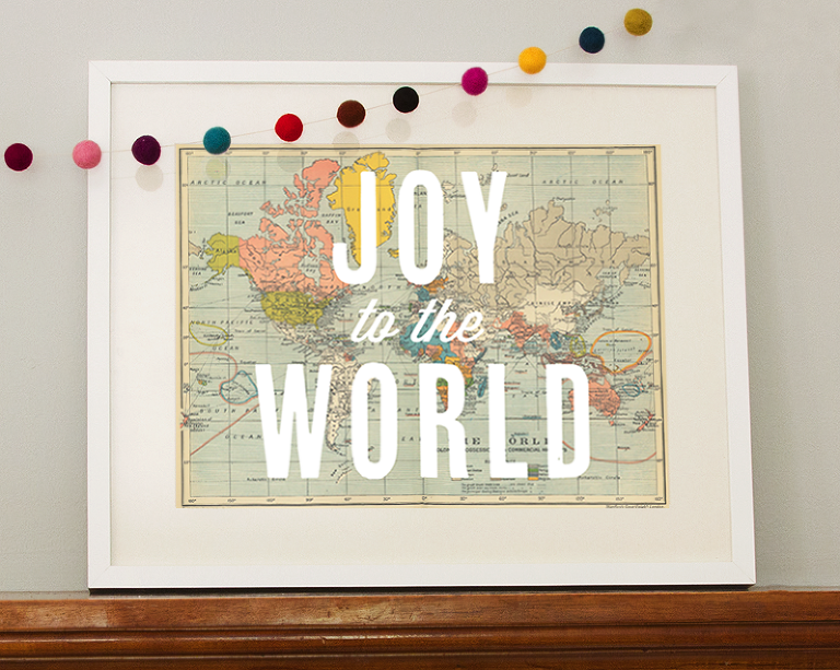 Joy to the World sign