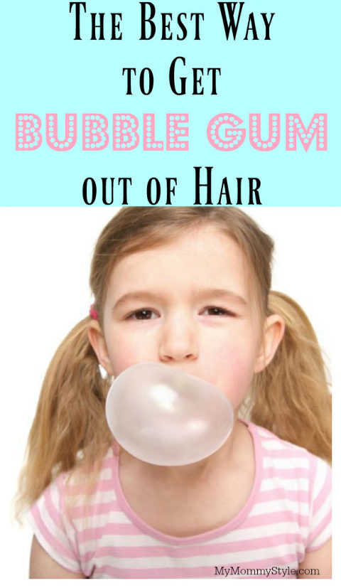 How to get gum out of hair