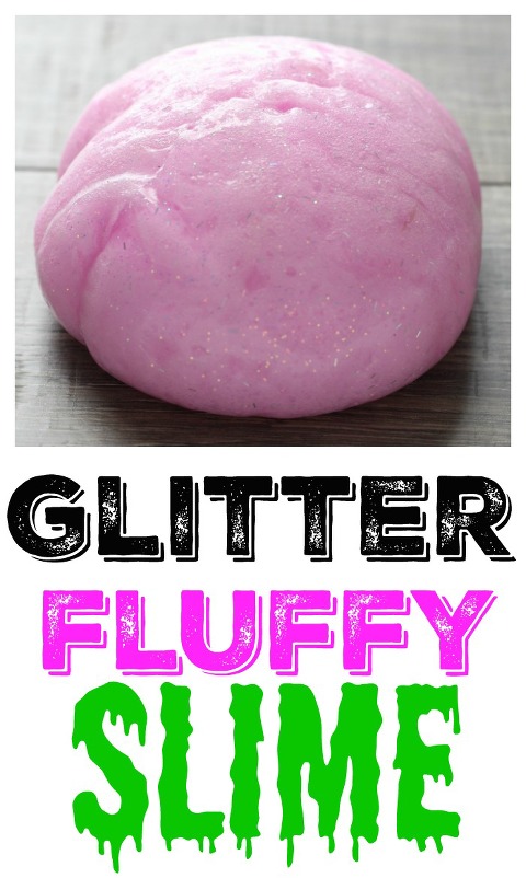 Glitter Fluffy Slime Featured
