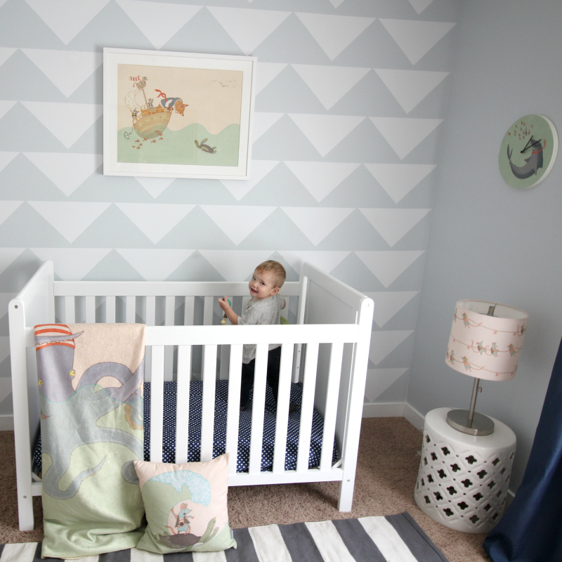 Fox Pirate nursery that is darling for little boys or girls