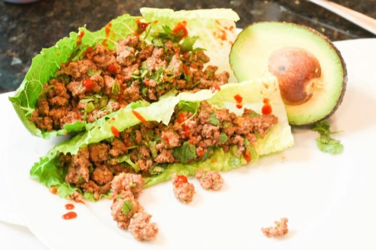 Low Carb Sriracha Turkey Lettuce Wraps My Mommy Style