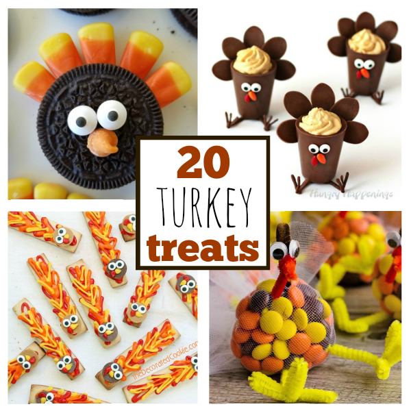20 Turkey Treats Thanksgiving