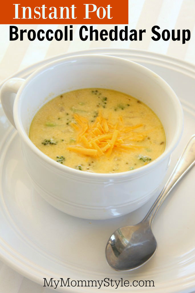 instant pot cheesy broccoli soup, broccoli cheese instant pot recipe, instant pot cheesy broccoli soup