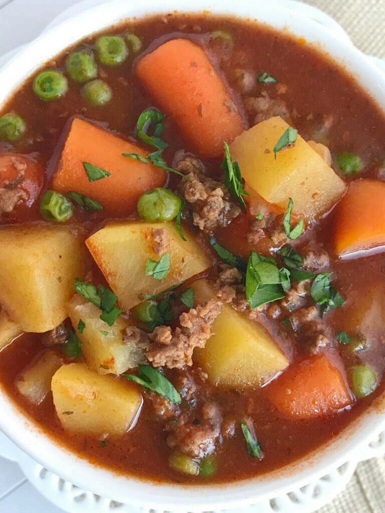 Hearty Ground Beef Stew 3 