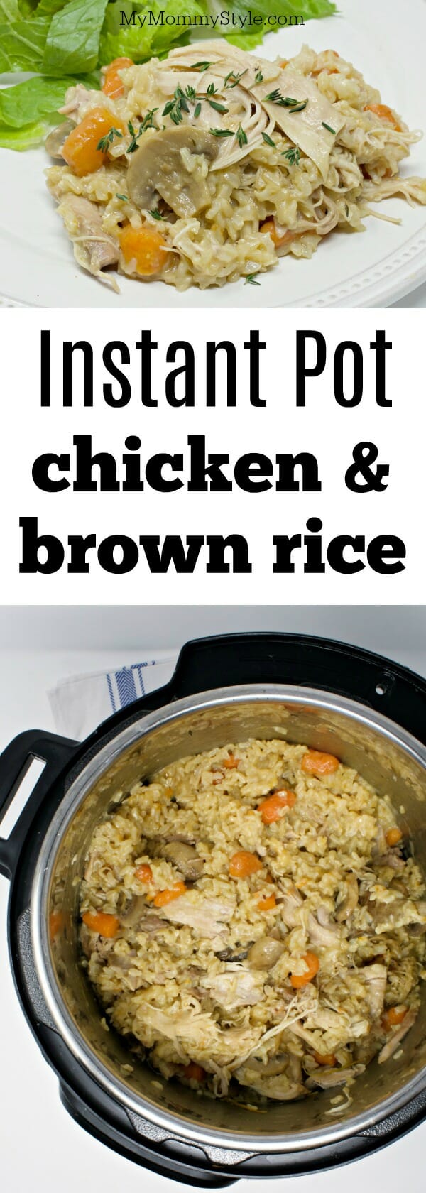 Instant pot chicken and rice - My Mommy Style