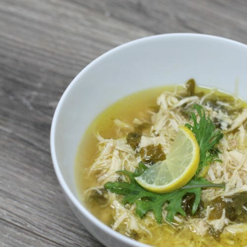 Instant Pot Lemon Kale Chicken Soup