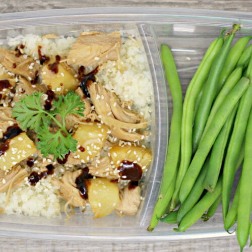 Pineapple Chicken Meal Prep Bowl