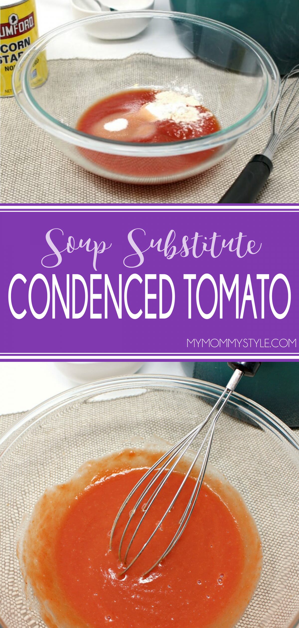With just a few ingredients from your pantry, you can make a fantastic tomato soup substitute that can be added to your other dinner recipes. via @mymommystyle