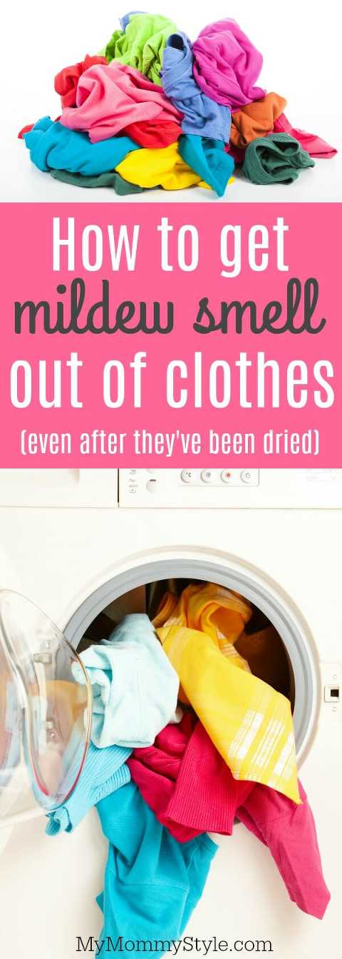 how to get mildew smell out of clothes