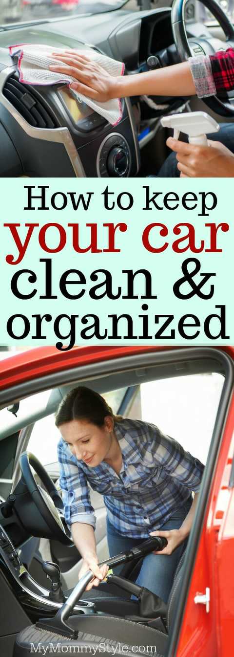how to keep your car clean and organized