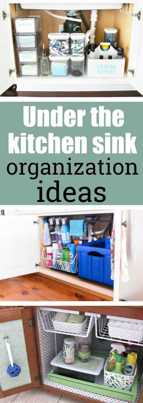 under the kitchen sink organization ideas