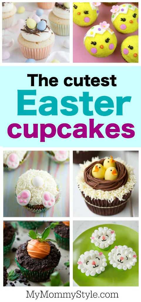 the cutest easter cupcakes