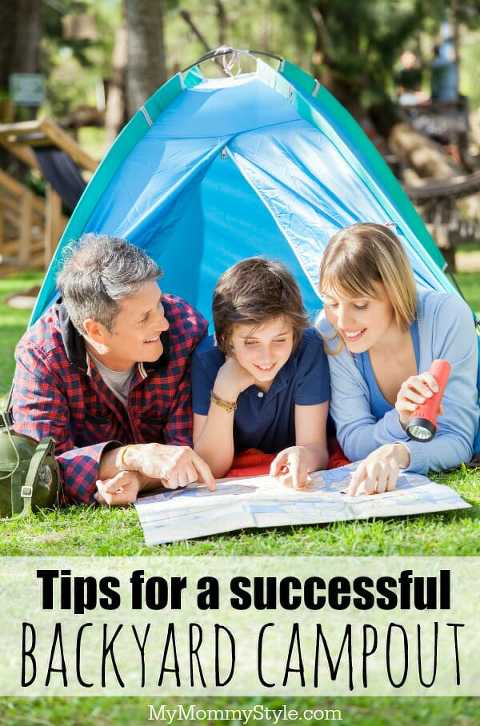 Tips for a successful summertime backyard campout