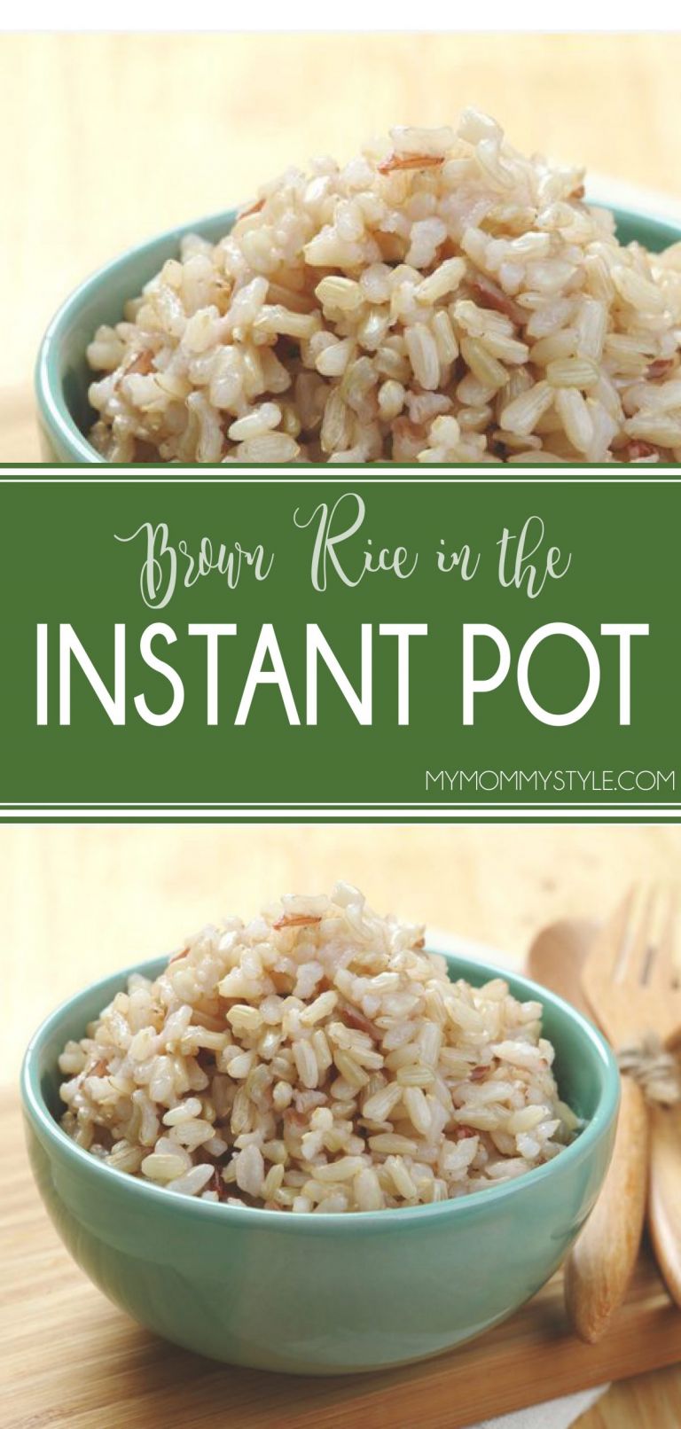 Brown rice in the Instant Pot