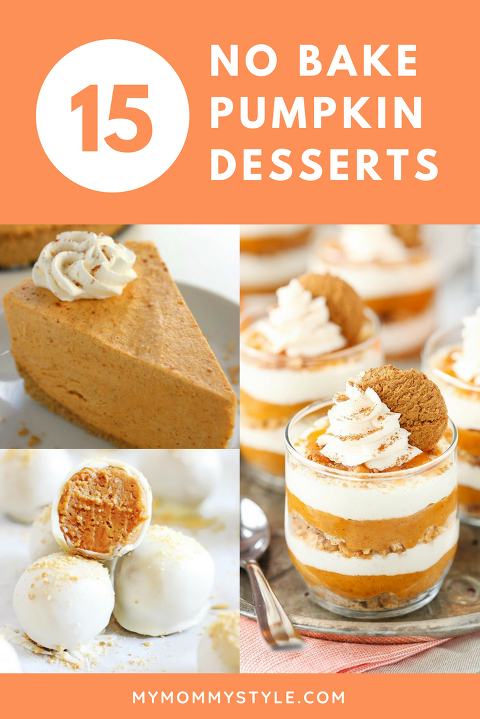 15 No bake pumpkin desserts - My Mommy Style