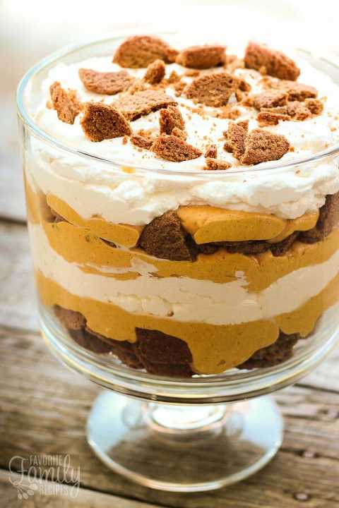 pumpkin cheesecake trifle
