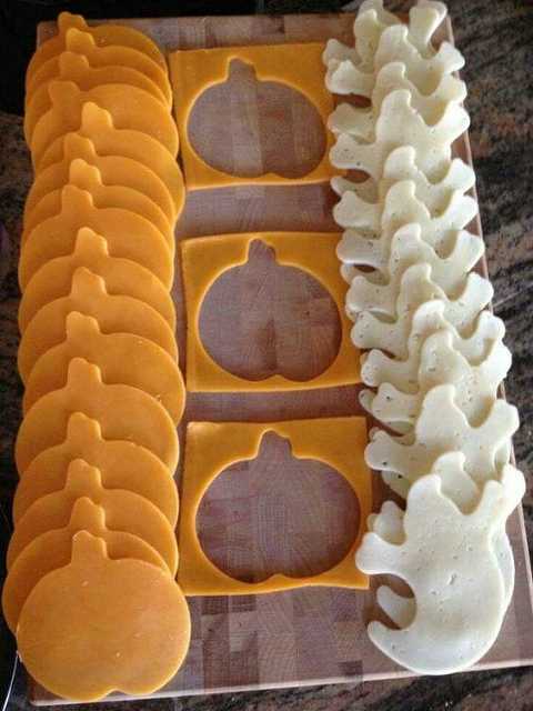 Halloween cheese platter
