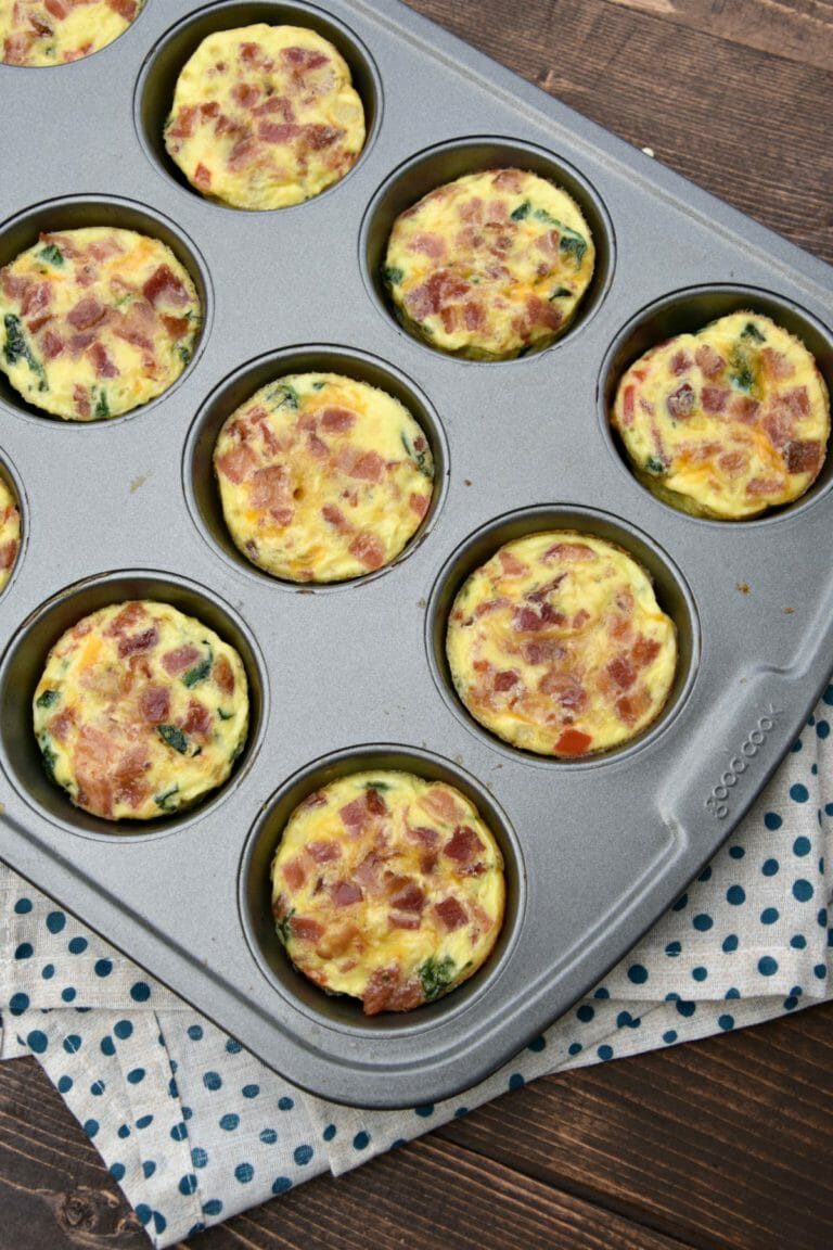 bacon and spinach egg muffins | My Mommy Style
