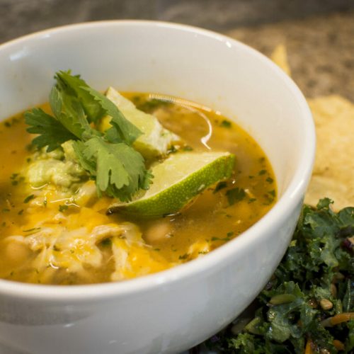 White chili freezer meal