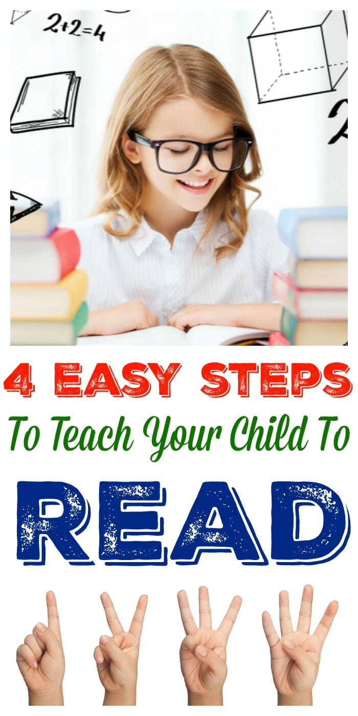 4 Easy Steps To Teach Your Child to Read