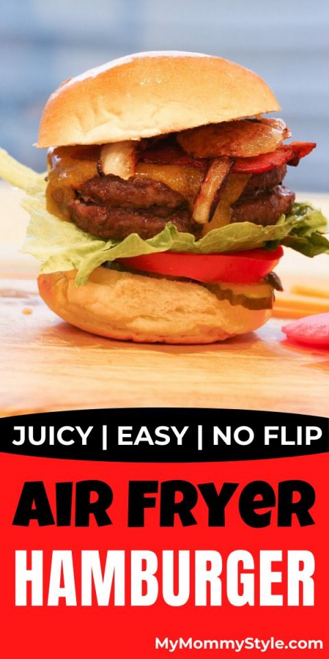 Air Fryer Hamburger
