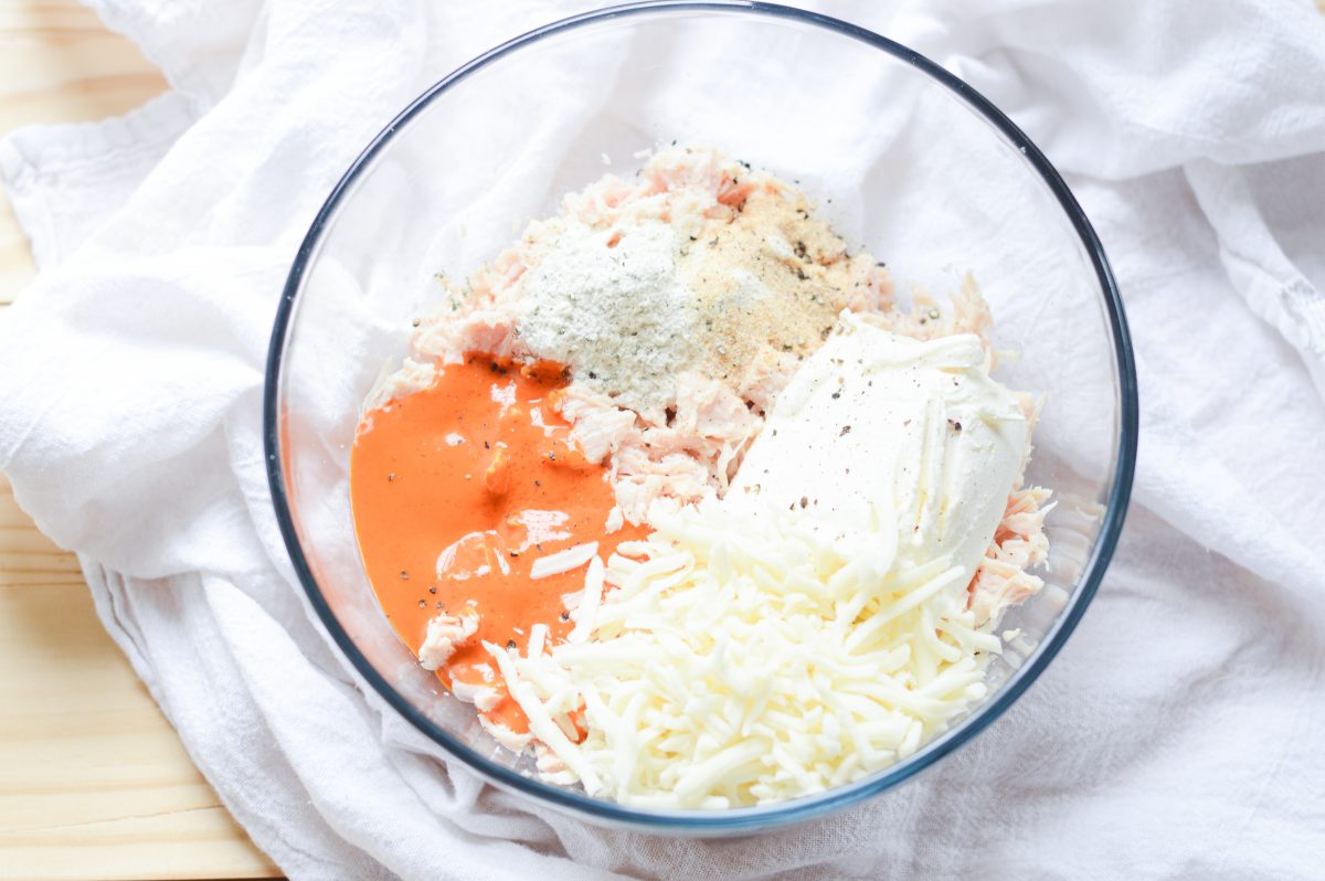 Keto Buffalo Chicken Dip Ingredients