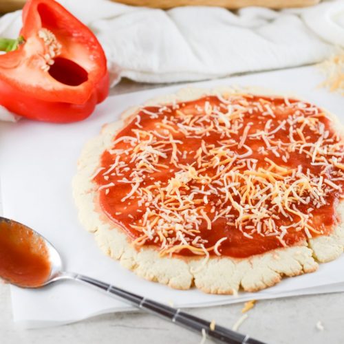 Easy keto pizza crust