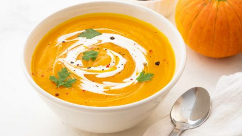 creamy pumpkin soup