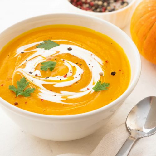 creamy pumpkin soup