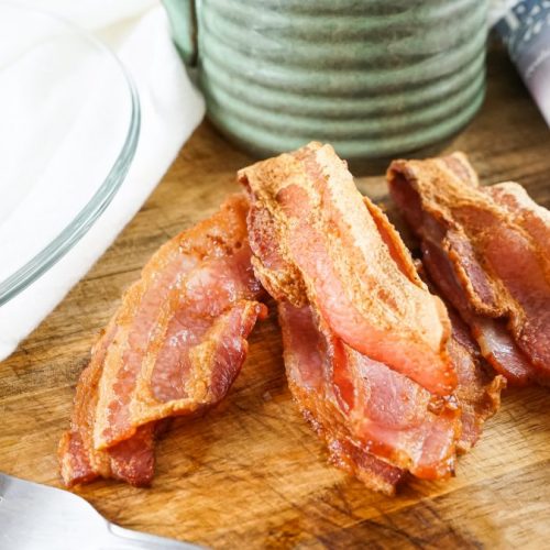 Bacon on a table