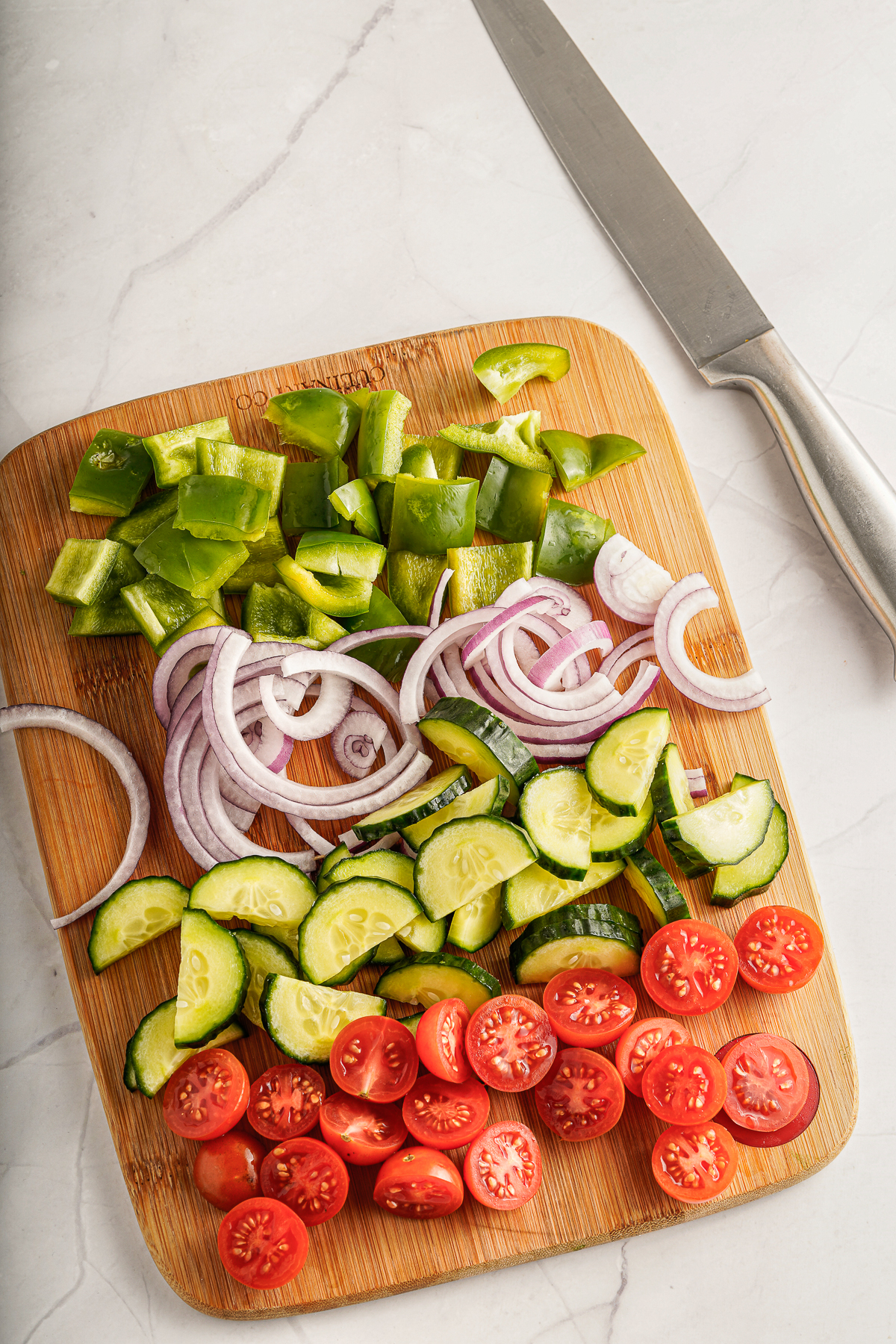 Chopped veggies