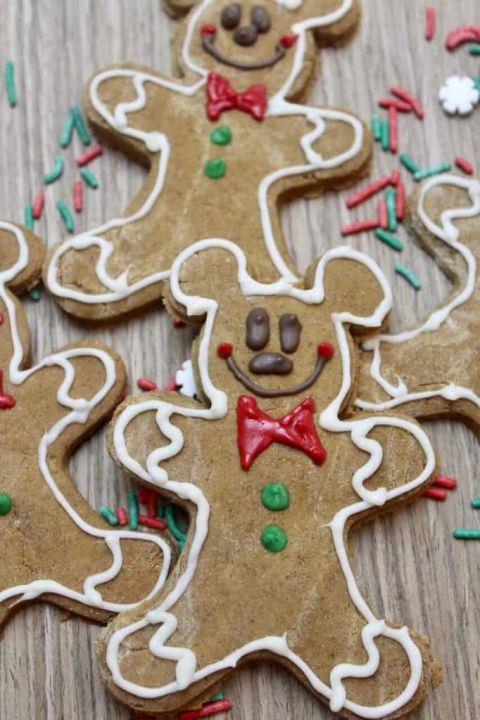 mickey mouse gingerbread cookies
