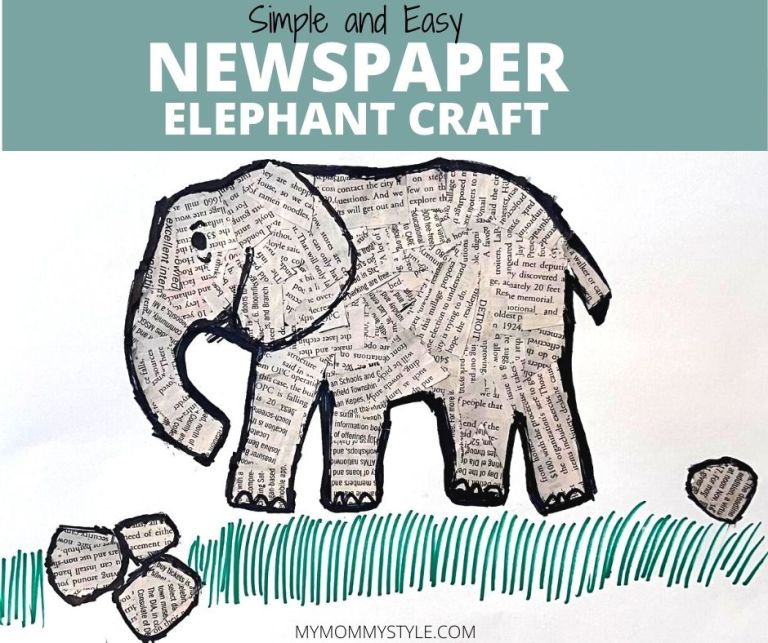 Newspaper Elephant Craft