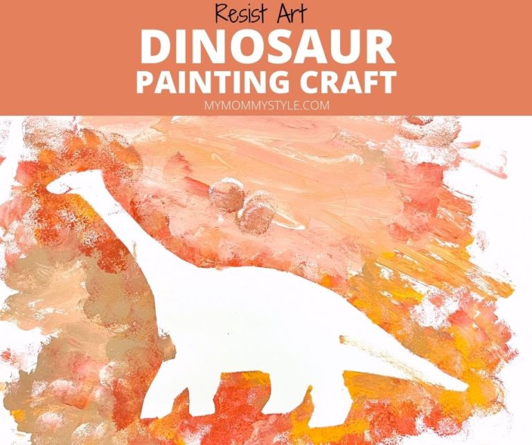Dinosaur Painting Craft with Free Printable