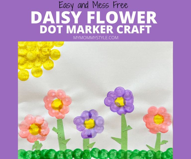 Daisy Flower Dot Marker Craft