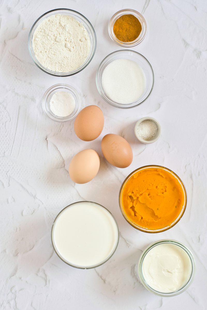 Pumpkin roll ingredients