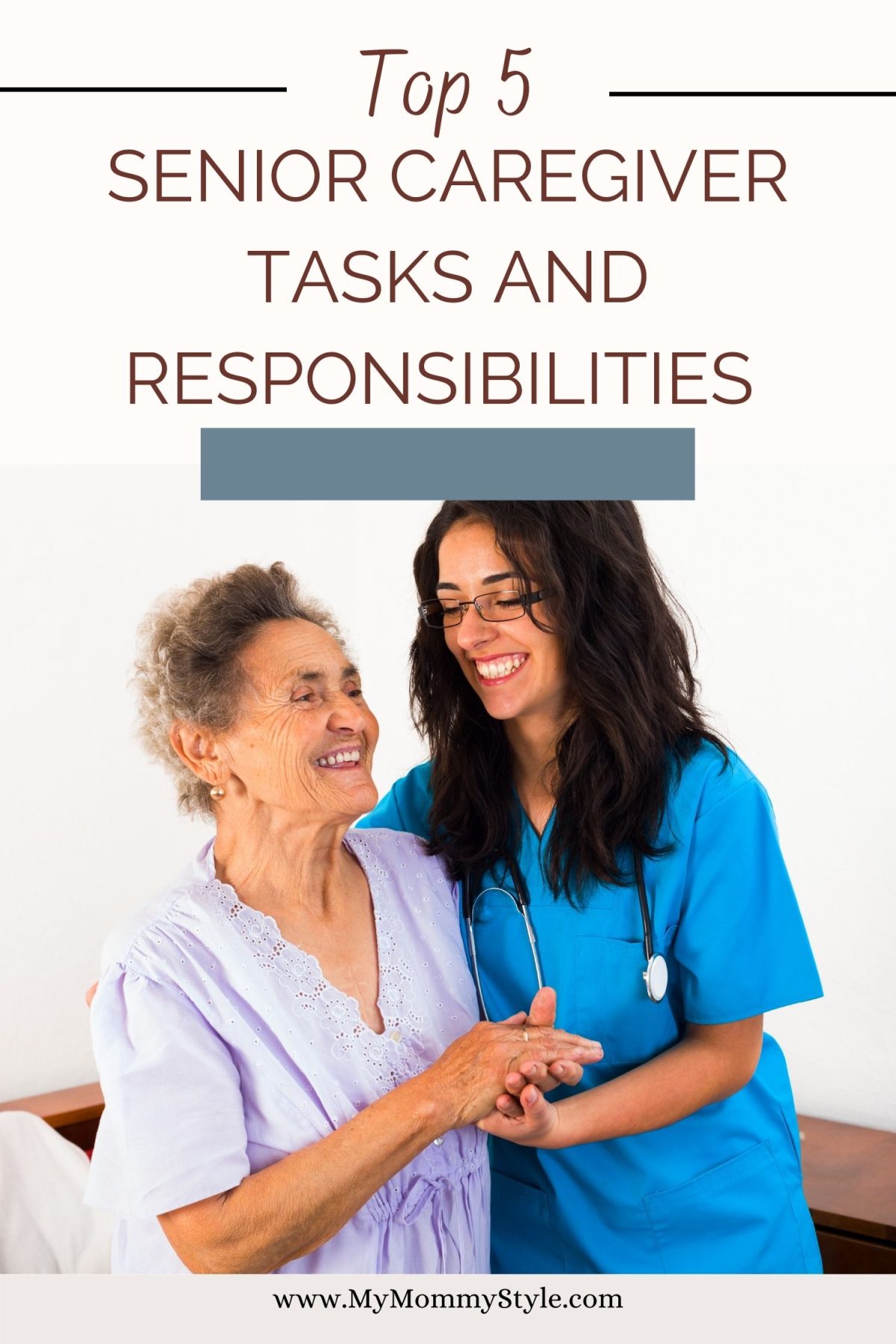 Top 5 Senior Caregiver Tasks and Responsibilities via @mymommystyle
