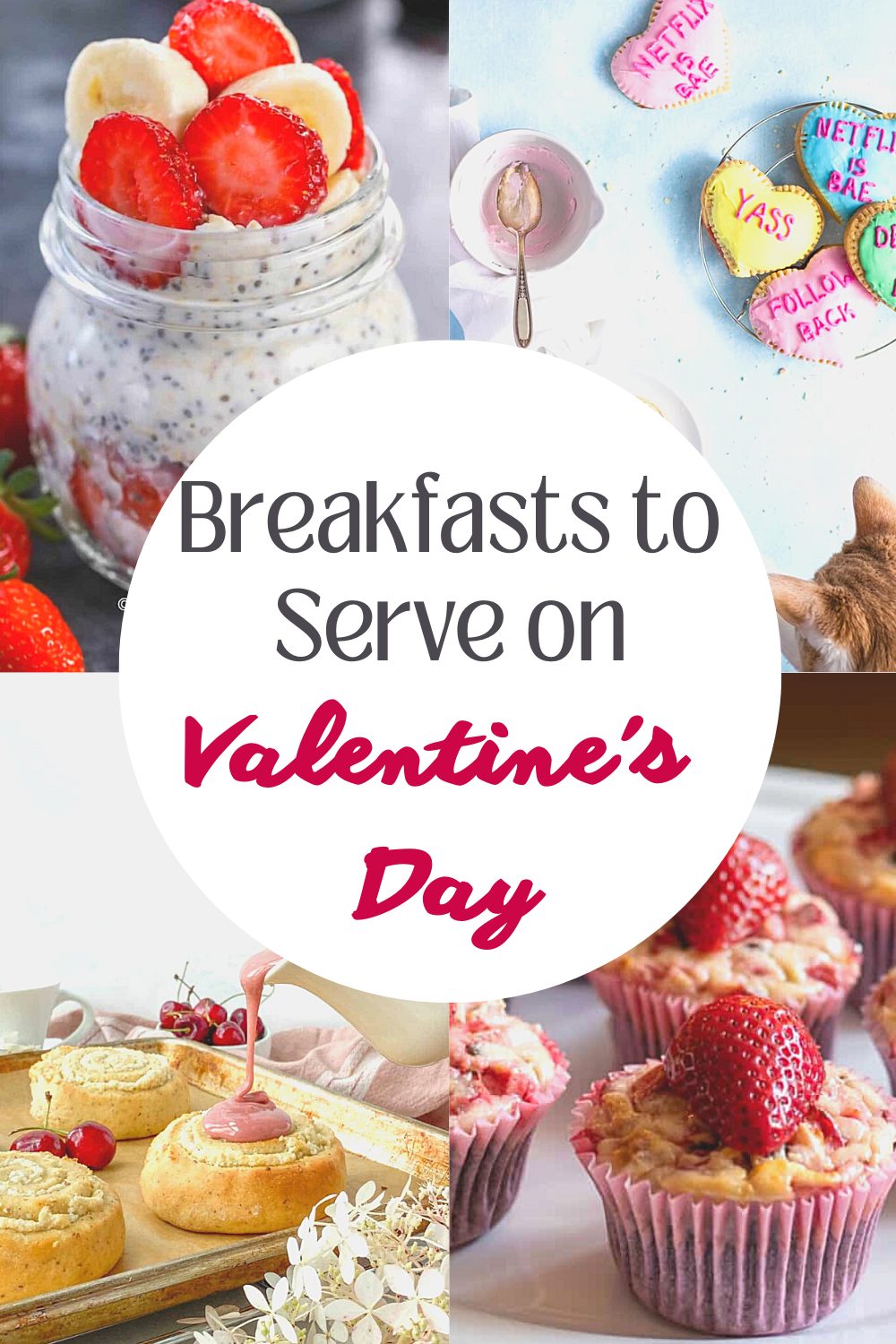 Show your loved ones some extra love this Valentine's Day with a delicious breakfast. These recipes are sure to please, whether you're looking for something sweet or savory. From Strawberry Cheesecake Muffins and Bacon Cinnamon Rolls to XOXO Pancakes and Conversation Heart Pop Tarts, there's something here for everyone! via @mymommystyle