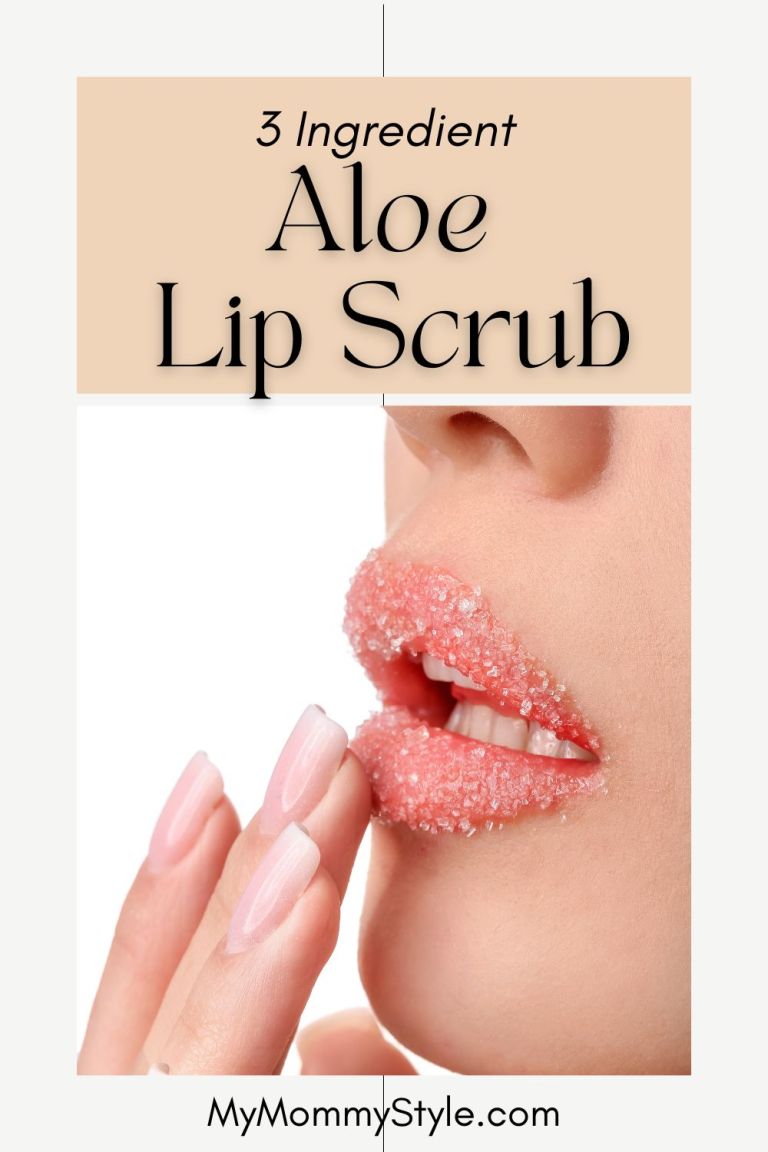 Ditch the harsh chemicals and make your own lip scrub with just three ingredients. This aloe lip scrub is gentle enough to use every day, but tough enough to remove all of your dead skin cells. Plus, it smells amazing!
