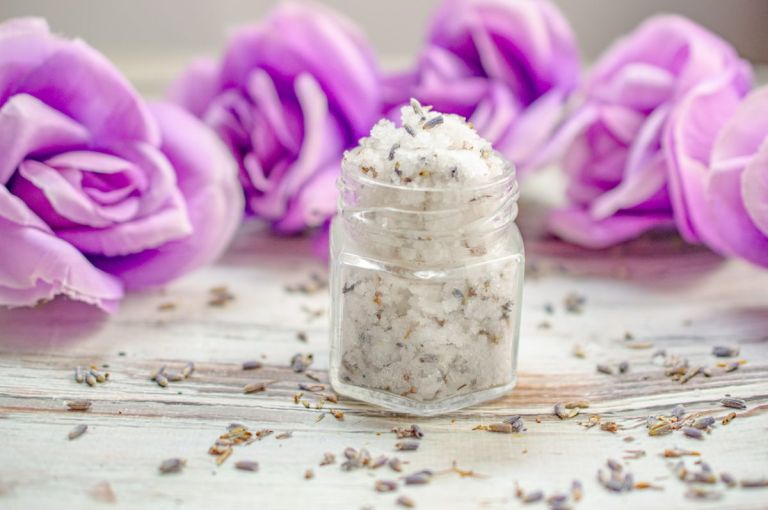 lavender coconut lip scrub