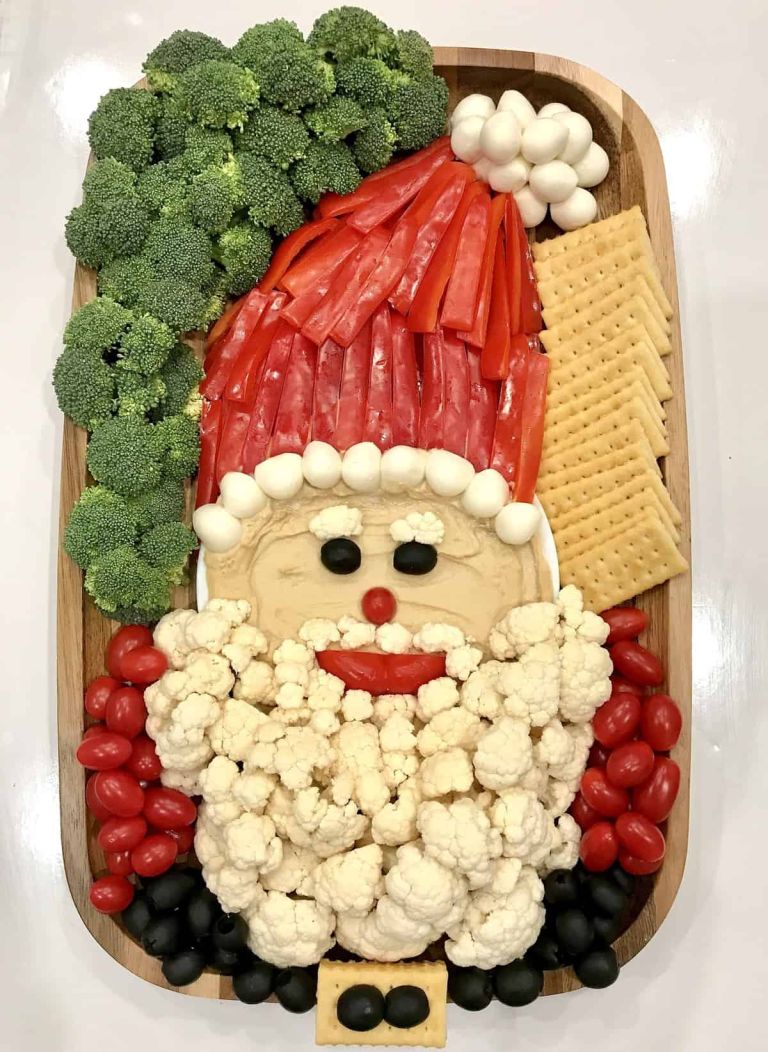 Santa charcuterie board