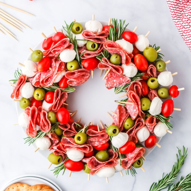 charcuterie wreath