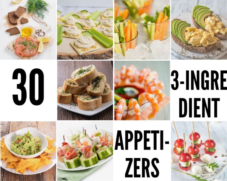 simple appetizers, 3 ingredient appetizers, easy appetizers