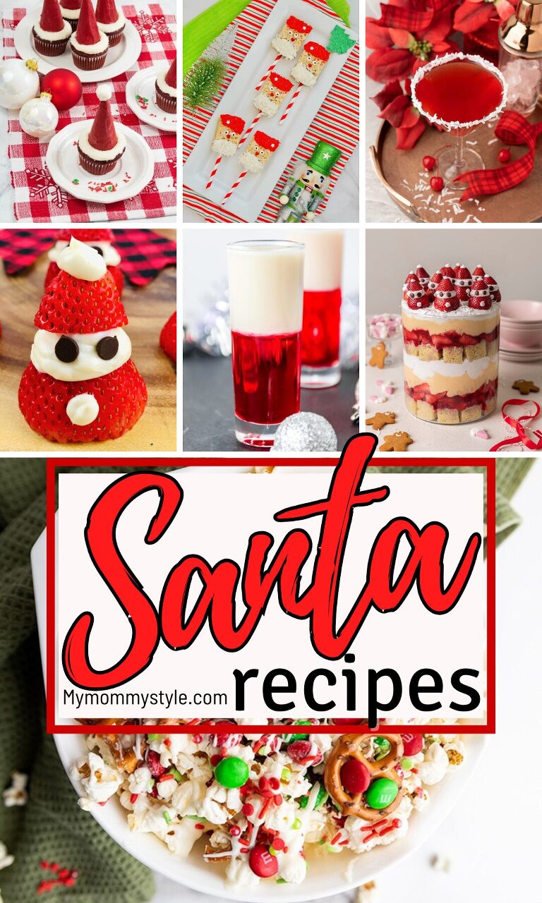 santa treats, santa recipes, santa treats for christmas
