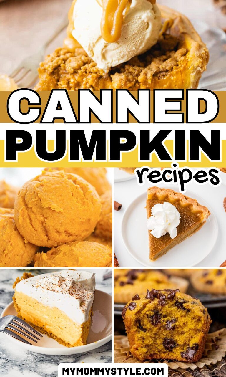 Roundup Image for Canned Pumpkin Recipes 