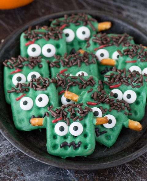 Roundup Image for Halloween Monster Recipes 