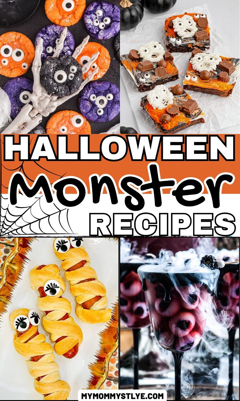 Roundup Image for Halloween Monster Recipes