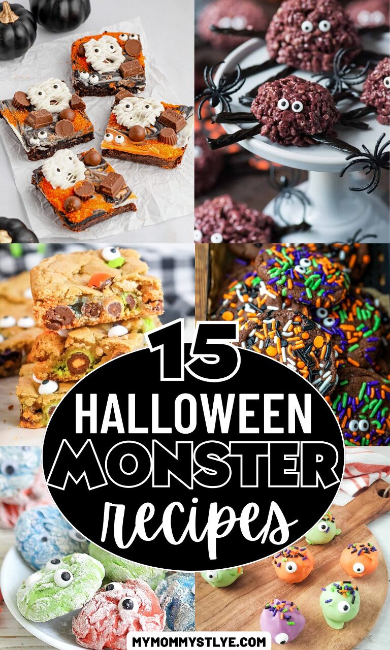 Roundup Image for Halloween Monster Recipes